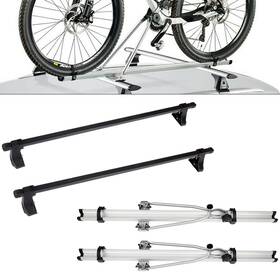 Pa83379ra293t Parautostore 48 Inch Universal 2 X Cross Bars Bicycle Bike Racks Travel Kit For Car Suv