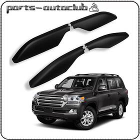 Pac1608290101part Parts-autoclub For 04-09 Toyota Land Cruiser Prado Fj120 Roof Rack End Shell Replace Aluminum