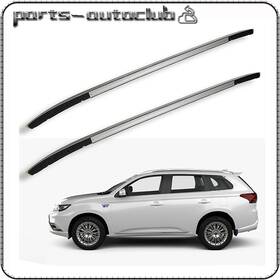 Pac1608340101part Parts-autoclub For Mitsubishi Outlander 13-19 Black Roof Rack Rails Cargo Aluminum