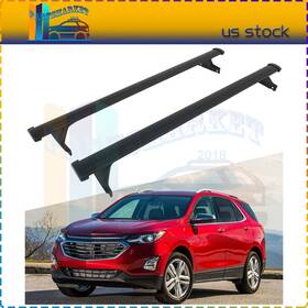 Mie174754mie Partsmarket2018 Cross Bar For 18-21 Chevrolet Equinox Aluminum Sport Roof Rack Side Rail Black