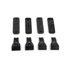 Dk444 Perle Rhino-rack 2500 Roof Rack Pad And Clamp Kit Set Of 4
