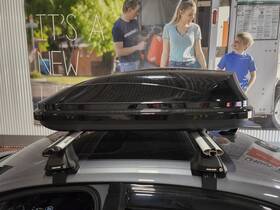 64342pm Pm Performotor Universal Crossbar Roof Rack Mounted Luggage Carrier Cargo Storage Box With Keys