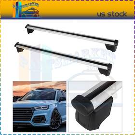 Pm160823t01 Pmt2018 Set For 2012-2015 Audi Q5 Sq5 Aluminum Top Roof Rack Cross Bars Baggage Cargo