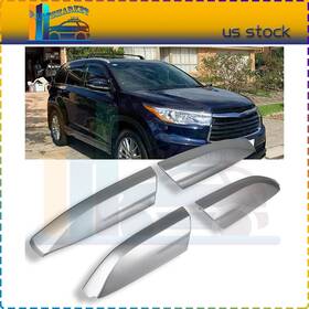 Pm160832t01 Pmt2018 For Toyota Highlander Xu40 2008-2013 4x Silver Roof Racks Rail End Cover Shell