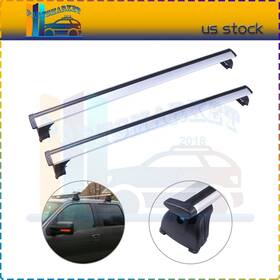 Pt104589011am Pmt2018 2pcs Roof Rack Cross Bar Top Rail Carrier Set For Audi 07-16 Q5 Q7