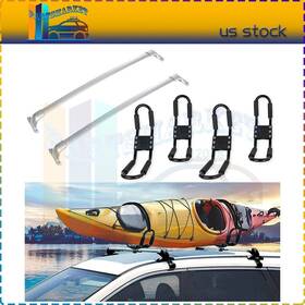 Pt838140101am Pmt2018 For 2014-2018 Infiniti Qx60 Jx35 Top Roof Rack Cross Bars 4x Kayak Package