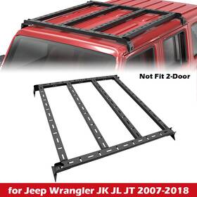 Bt-2022049 Pofenze Roof Rack Cargo Carrier Luggage For Jeep Wrangler Jk Jl Gladiator Jt 2007-2018