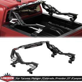 Pofenze Bt-2022613-ls Adjustable Steel Sport Roll Bar Chase Rack For Ranger Tacoma Canyon Jt Frontier