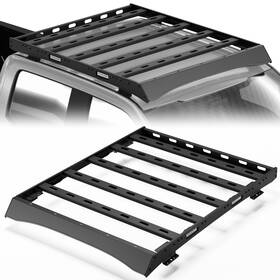Rr-f166-p Pofenze Steel Roof Rack Fits For 2017-2022 F250/f350/f450 Crew Cab 4d Basket Carrier