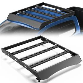 Rr-f169-eb Pofenze Steel Roof Rack For 2019-2025 Ford Ranger Cargo Basket Luggage Carrier