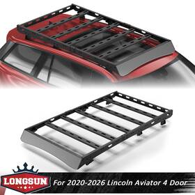 Rr-f170-ls Pofenze 800lb Roof Rack Cross Bar Basket Cargo For 2020-2026 Lincoln Aviator 4 Door
