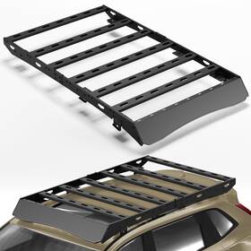 Rr-h1c3 Pofenze For 2023-2025 Honda Crv Cr-v Black Roof Rack Side Rail Luggage Cargo Carrier
