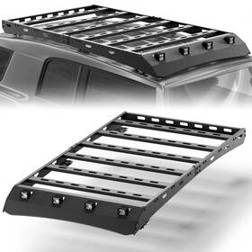 Rr-t108-ex Pofenze Heavy Duty Steel Roof Rack Cargo Carrier Basket For 2006-2014 Toyota Fj Cruiser
