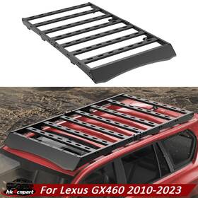 Pofenze Rr-t109-hk For Lexus Gx460 2010-2023 Black Roof Rack Rail Cross Bar Luggage Cargo Carrier