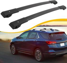 Eqx-rr-1824-nk Premium Oe-replacement 2018-2024 Chevy Equinox Roof Rack Cross Bars Luggage Cargo Carrier Rail Set New