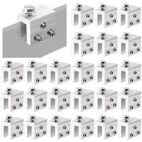 11031092-1 Racewill 24pcs Standing Seam Roof Clamps Metal Fixing Racking Bracket Fo