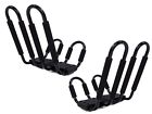 Rack 2 Top Mounted Canoe Kayaks Ski Universal Surf Boat Carrier Kayak Roof