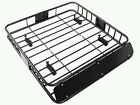 Rack Basket Suv Carrier Universal Top Travel Roof Black Cargo Luggage Car Holder