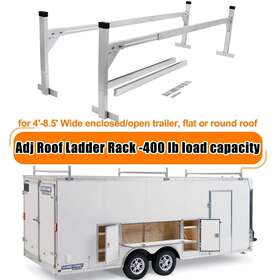 Rack Em C62 Fitz-all Trailer Ladder For All Size Trailers 400 Lbs Capacity Adjustable