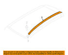 5116371ad Rack Rail Chrysler Oem Jeep Left Luggage Roof Carrier-side