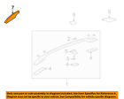 96660369 Rack Rail Oem Roof Left Carrier-front Luggage Cover Gm