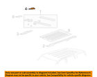 2c5z7855182aaa Rack Roof Ford Luggage Cap Oem Carrier- Rail Lincoln