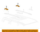 55157422ab Rail Liberty Oem Rack Chrysler Jeep Roof Carrier-rear Luggage Cover