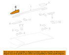 634910e080 Rail Toyota Oem Cover Roof Rack Luggage Carrier-front