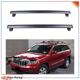 R10484ed599hare Redhare Black Front Rear Roof Top Rack Cross Bar For 2011-2021 Jeep Grand Cherokee