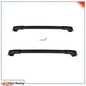 Redhare R10684ed587hare Roof Rack Set Cross Bar For 2014-2022 Jeep Cherokee Luggage Cargo Carrier Black