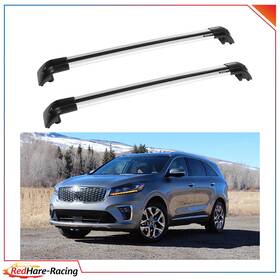 R10684ed601hare Redhare Silver For Kia Sorento 15-22 Vehicle Roof Rail Rack Cross Bar Carrier