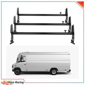 R10984ed898hare Redhare Van Roof Rack Cargo Carrier Square 3 Rail For Chevy Dodge Ford Gmc Us Stock