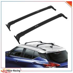 R11724ed657hare Redhare Cross Bar Roof Rack Set Luggage Cargo Carrier Black For Nissan Kicks 2018-2021