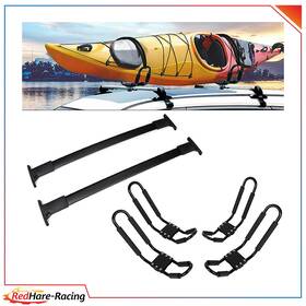 R83384ed283hare Redhare Top Black For Fits 2013-2018 Ford Escape Kayak Luggage Carrier Roof Rack Bar