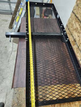 1394500 Reese 20 Inch X60 500 Lbs Cargo Carrier Basket Rack Fits 2 Tow Hitch Receiver