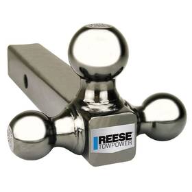 7039800 Reese Towpower Triple Ball Mount Black Nickel Versatile And
