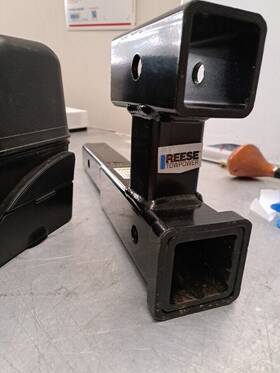 7060100 Reese Dual Hitch Receiver 2 Inch Trailer Tow Opening Extender Adapter