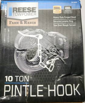 7411833 Reese Towpower Farm And Ranch Pintle Hook 10 Ton