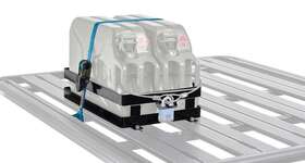43152 Rhino-rack For Double Horizontal Jerry Can Holder