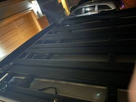 52113f Rhino-rack Pioneer Rooftop Mount Black Platform - 60 Inch X 56 Superduty