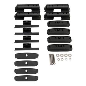 Rcp29-bk Rhino-rack Set Of 4 Universal Black Base Kit For Roof Systems