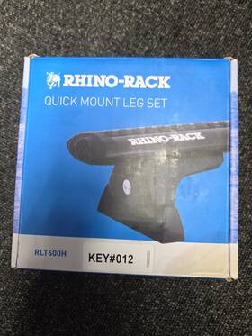 Rhino-rack Rhorlt600h Rhinorack Rlt600h Set Of 2 Quick Mount Legs For Rhino-rack Tracks