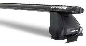 Ja4068 Rhino-rack Usa Black 2 Bar Roof For Sierra/silverado Double/crew Cabs