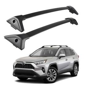 Am29635 Richeer 260lbs Aluminum Roof Rack Cross Bars For 2019-2024 Rav4 With Side Rails