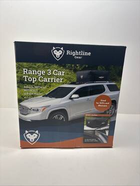 100r30 Rightline Gear Weatherproof 18 Cu. Ft. Roof Top Carrier Used Once