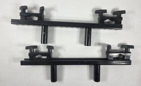 Rigwheels 854821004446 Lot Of 2 Universal Rail Brackets With 18 Inch Cross Bars