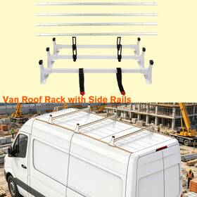 Roc1831v01 Riwillfulone4 Aluminum Van Roof Racks With Side Rails For 2007-2025 Sprinter 144 Inch Wb High