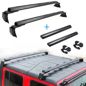 Ateacb020 Road Beast Roof Rack Cross Bars For 07-25 Wrangler Jk Jl Jlu And Gladiator Jt Luggage Carrier