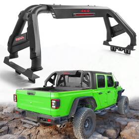 Atearbc11 Road Beast Roll Sport Bar Adjustable Chase Rack For Tacoma F-150 Silverado Ram Sierra 1500