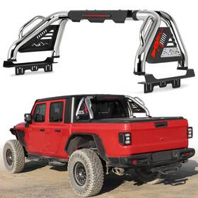 Atearbc15 Road Beast Adjustable Truck Bed Roll Bar For F-150/gladiator/silverado/tacoma/ram 56-65 In